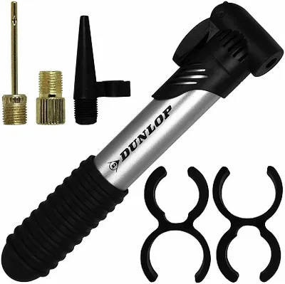 Dunlop mini biciklistička pumpa s nosačima i adapterima