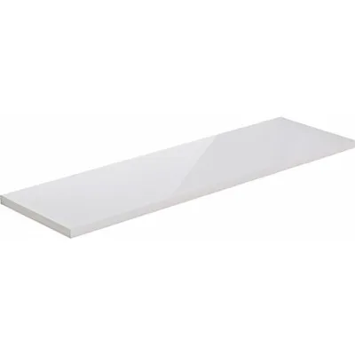 Zidna polica 79,5x19,5x1,8 cm bijela sjajna