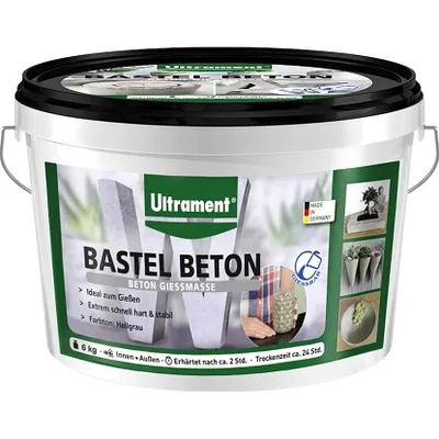 Ultrament beton za modeliranje sivi 6 kg