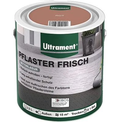 Ultrament boja za beton Pflaster Frisch crvena 2,5 l