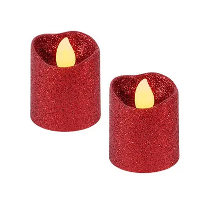 LED Dekorativna svijeća sa gliterom 2/1