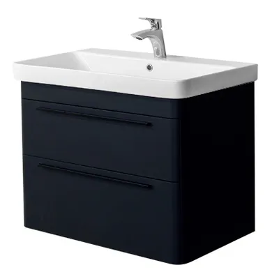 Kupaonski ormarić donji Luxury Snow crni 80