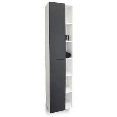 Kupaonski ormarić boćni Luxury black 40/170