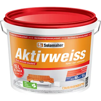 Aktiv Weiss boja za zidove bijela 15 l
