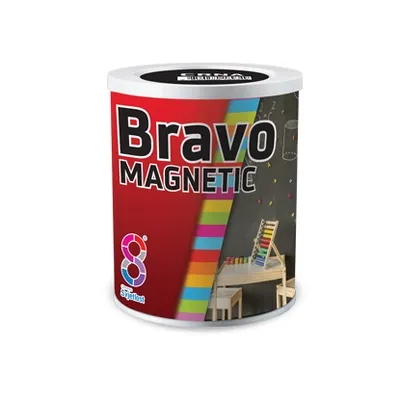 Bravo Magnetic magnetna boja za zid crna 0,5 l