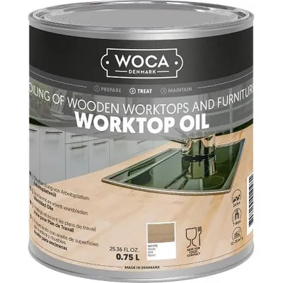 WOCA Worktop Oil ulje za radne ploče bijela 750 ml