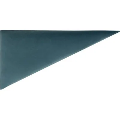 Zidni tekstilni panel trougao 15 cm x 30 cm Teal Velvet