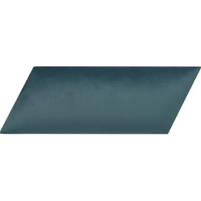 Zidni tekstilni panel dijamant lijevi 30 cm x 15 cm Teal Velvet