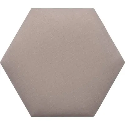 Zidni tekstilni panel 30 cm x 30 cm Cream Velvet šestougao