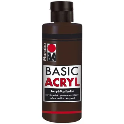 Basic Acryl 80ml tamno smeđa