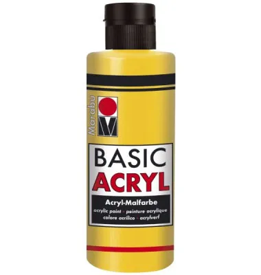 Basic Acryl 80ml žuta