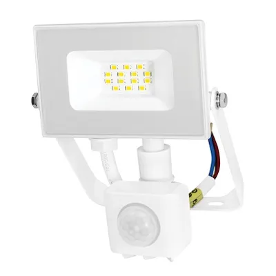 LED reflektor 10W s detektorom pokreta IP44 bijeli