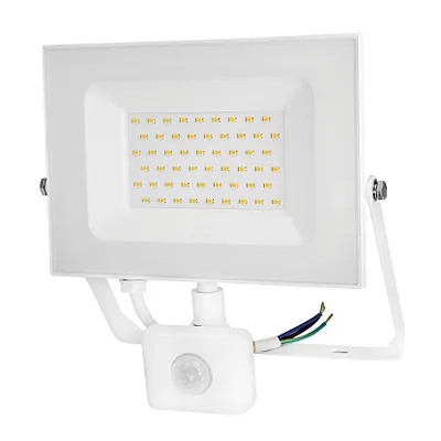 LED reflektor 50W s detektorom pokreta IP44 bijeli