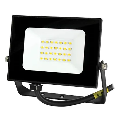 LED reflektor 20W 4000K IP65 crni