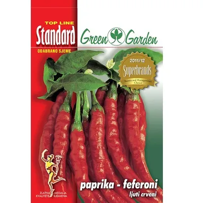 Sjemenska kesica povrća paprika feferon ljuti crveni