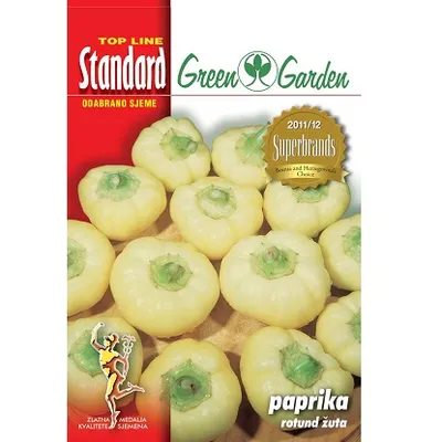 Sjemenska kesica povrća paprika rotund žuta