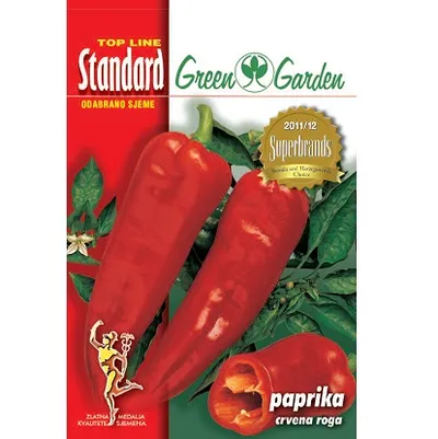 Sjemenska kesica povrća paprika crvena roga