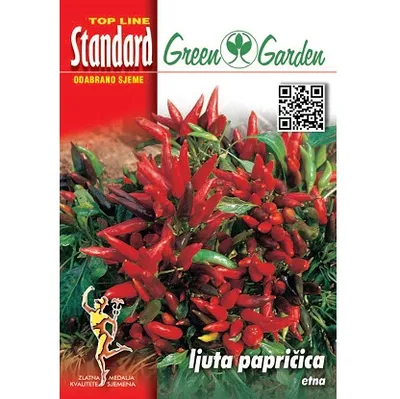 Sjemenska kesica začina ljuta papričica etna
