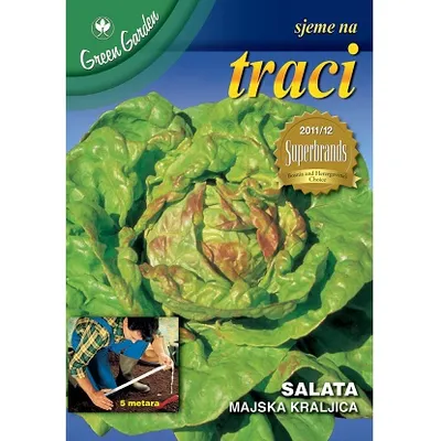 Sjeme na traci salata majska kraljica