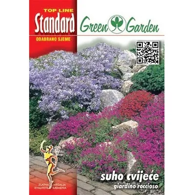 Sjemenska kesica cvijeća suho cvijeće giardino roccioso