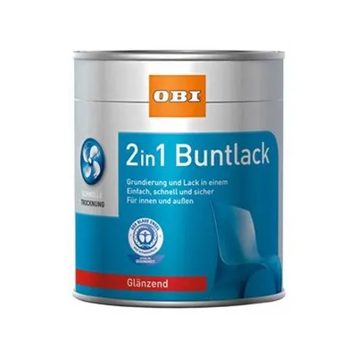 OBI lak 2u1 visoki sjaj petrol 750 ml