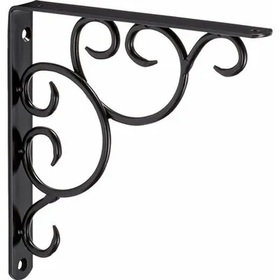 OBI konzola Curly Black mat 19 cm x 19 cm