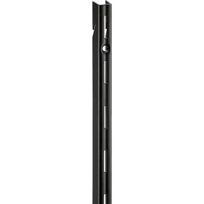 Metalna zidna šina 1 red 200 cm crna