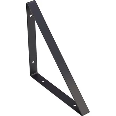 Trokut konzole 27,2 x 27,2 cm mat crna