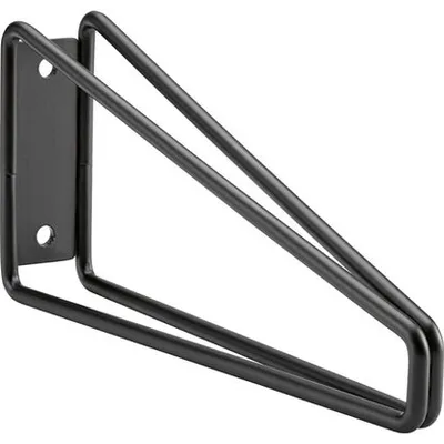 Metalna konzola Prisma 10x21,6 cm mat crna