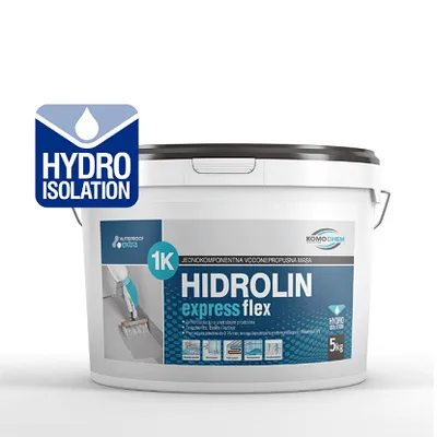 Hidrolin 1K express flex jednokomponentna hidroizolacija 5 l