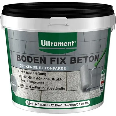 Ultrament Boden Fix Beton siva 4 l