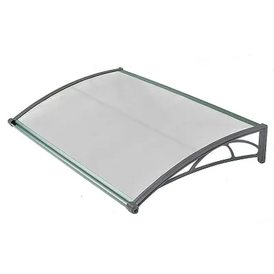 Guttaline nadstešnica siva/prozirna 82x150 cm