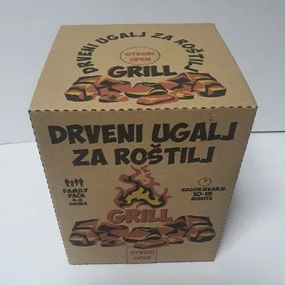 Drveni ugalj za roštilj u kutiji 1,7 kg