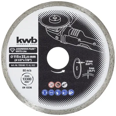 KWB dijamantna rezna ploča 115 mm