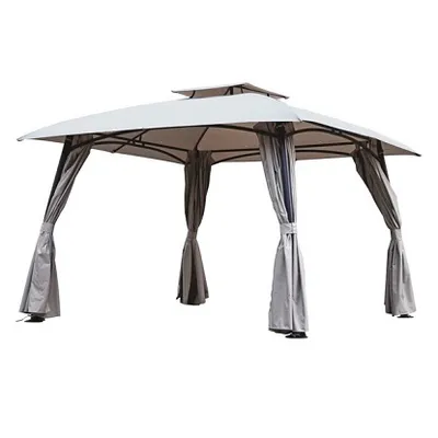 Paviljon Granisle sivo-bijeli 265 x 327 x 328 cm