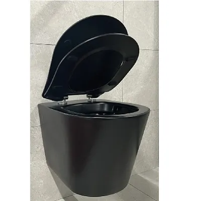 WC solja Matt Black Rivoli Italy