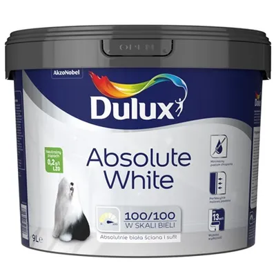 Dulux Absolute white boja za zid 9L