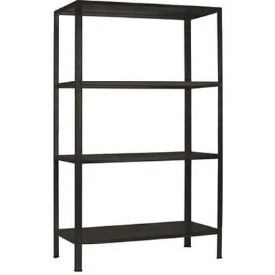 Schulte Metalni regal 4 police 65kg crni