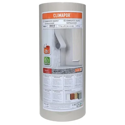 Climapor izolacijska tapeta grafit 7,5 m