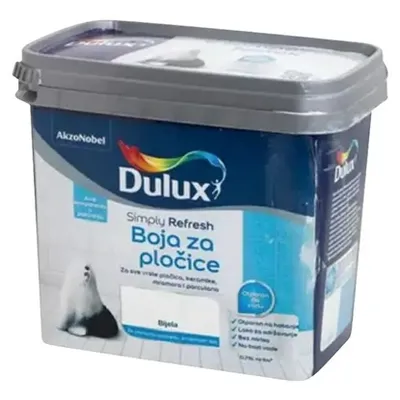 Dulux Refresh boja za pločice bijela 750ml
