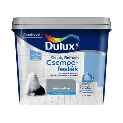 Dulux Refresh boja za pločice siva 750ml