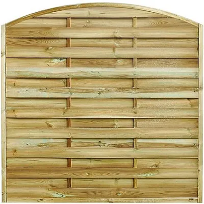 Ograda panel LUCAS 180x180 cm polukružna