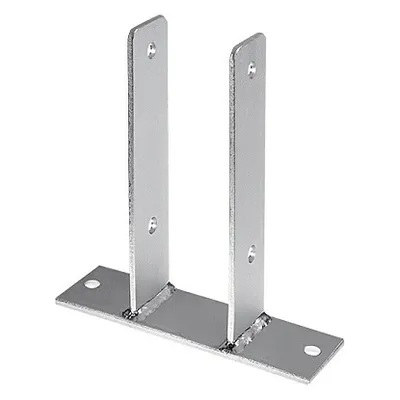 Podni U metalni profil za drvene stubove 7x7 cm