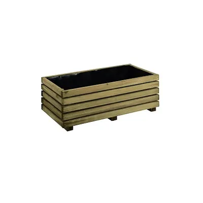 Saksija drvena za cvijeće KUB 80x40 cm