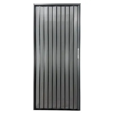 Aluminijska harmonika vrata crna s antracit okvirom 88×200 cm