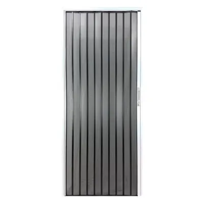 Aluminijska harmonika vrata crna s bijelim okvirom 88x200 cm