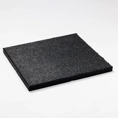 Gumena podloga 50x50x2,5cm crna