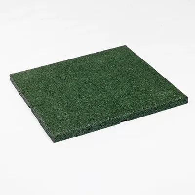 Gumena podloga 50x50x2,5cm zelena