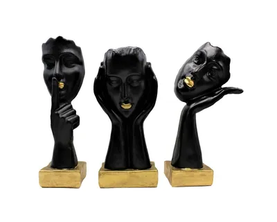 Dekorativna figura Lica SET 89860001