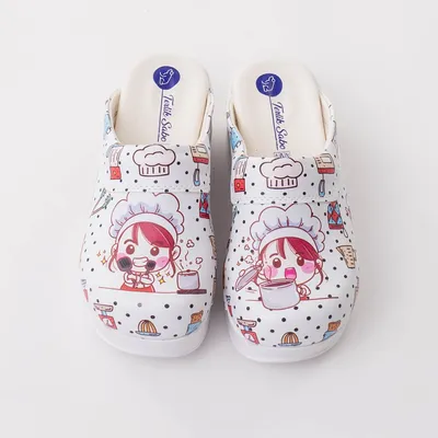 Terlik Air Max Klompe Kuharica, Bijele